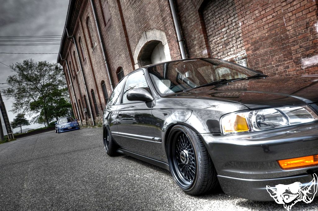 photo 3 Honda Civic custom wheels HRE HRE504(Custom Rebarrel) 16x8.5, ET +8, tire size 195/40 R16. 16x9.5 ET+22 215/40 R16