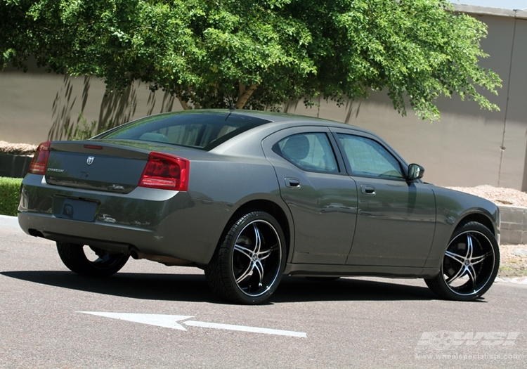 photo 1 Dodge Charger custom wheels 2Crave No.14 22x, ET , tire size X R22. x ET 
