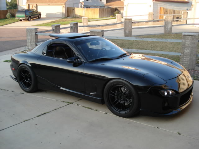 photo 4 Mazda RX-7 custom wheels Enkei RPF1 18x10.0, ET +38, tire size 285/35 R18. 18x10.5 ET+15 305/35 R18