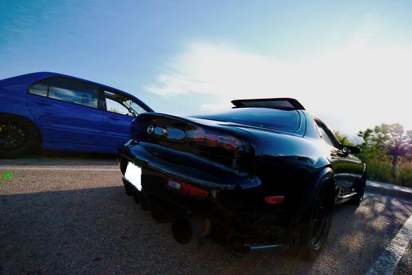 photo 5 Mazda RX-7 custom wheels Enkei RPF1 18x10.0, ET +38, tire size 285/35 R18. 18x10.5 ET+15 305/35 R18