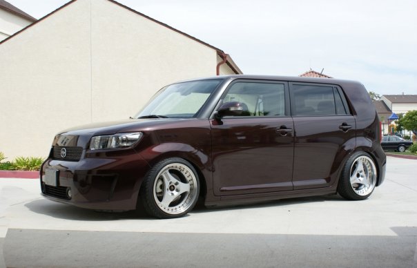photo 1 Scion xB custom wheels yokohama advan oni 17x8.0, ET +25, tire size 205/40 R17. 17x9.5 ET+42 215/40 R17