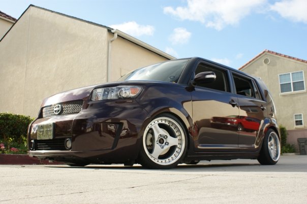 photo 5 Scion xB custom wheels yokohama advan oni 17x8.0, ET +25, tire size 205/40 R17. 17x9.5 ET+42 215/40 R17
