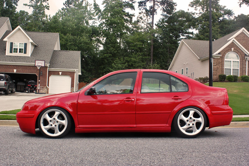 photo 2 Volkswagen Jetta custom wheels Porsche 993 18x7.5, ET +12, tire size 215/35 R18. 18x10.0 ET+30 225/40 R18