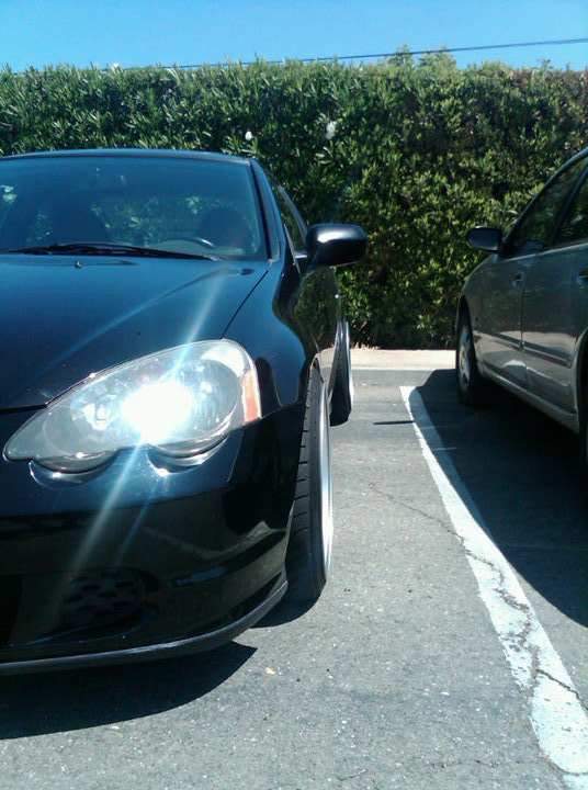 photo 2 Acura RSX custom wheels Enkei RPF1 18x9.5, ET +15, tire size 215/35 R18. x ET