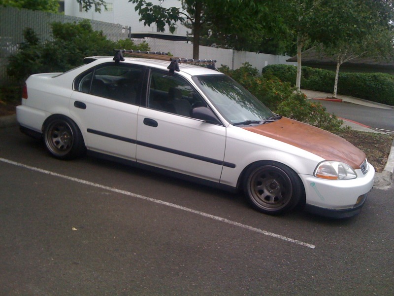 photo 1 Honda Civic custom wheels Diamond Racing  16x8.0, ET 0, tire size 195/40 R16. x ET 
