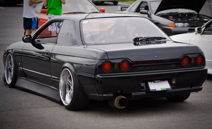 photo 2 Nissan R31-R34 Skyline 2dr custom wheels Stinger  18x9.0, ET -2, tire size 215/40 R18. 18x10.0 ET-1 225/40 R18