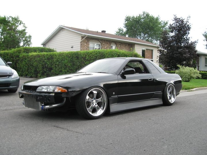photo 4 Nissan R31-R34 Skyline 2dr custom wheels Stinger  18x9.0, ET -2, tire size 215/40 R18. 18x10.0 ET-1 225/40 R18