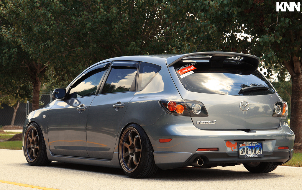 photo 4 Mazda Mazda3 custom wheels Weds Sport SA-90 17x8.0, ET +25, tire size 205/40 R17. 17x9.0 ET+20 205/40 R17