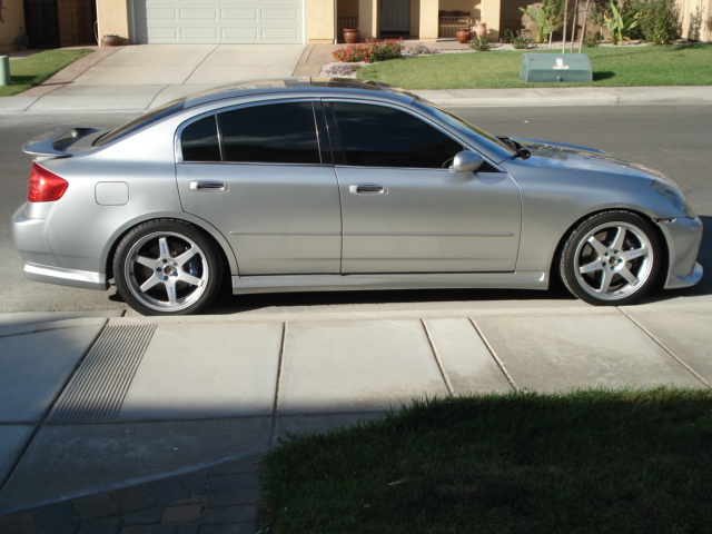 photo 1 Infiniti G35 custom wheels Rays Engineering Volk Racing TE37 19x8.5, ET +29, tire size 245/40 R19. 19x9.5 ET+34 285/35 R19