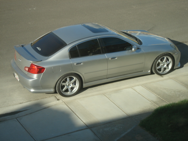 photo 2 Infiniti G35 custom wheels Rays Engineering Volk Racing TE37 19x8.5, ET +29, tire size 245/40 R19. 19x9.5 ET+34 285/35 R19