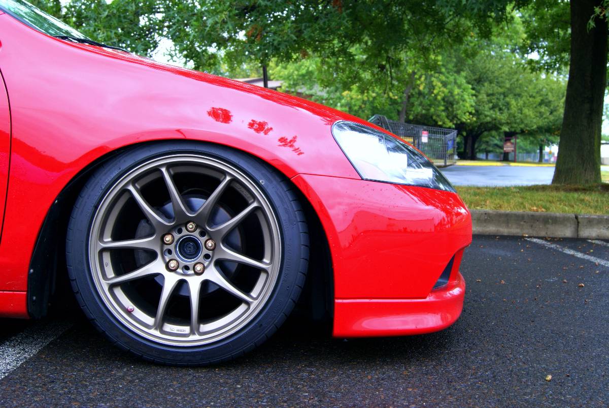 photo 2 Acura RSX custom wheels Work Emotion CR KAI 17x9.0, ET +13, tire size 225/40 R17. x ET 215/40 R
