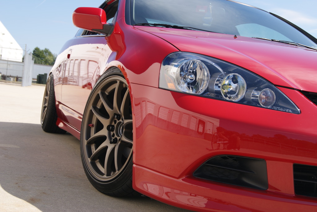 photo 7 Acura RSX custom wheels Work Emotion CR KAI 17x9.0, ET +13, tire size 225/40 R17. x ET 215/40 R