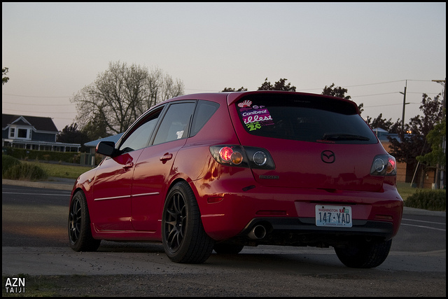 photo 1 Mazda Mazda3 custom wheels Work Emotion CR-KAI 17x8.0, ET +32, tire size 215/45 R17. 17x9.0 ET+28 235/45 R17