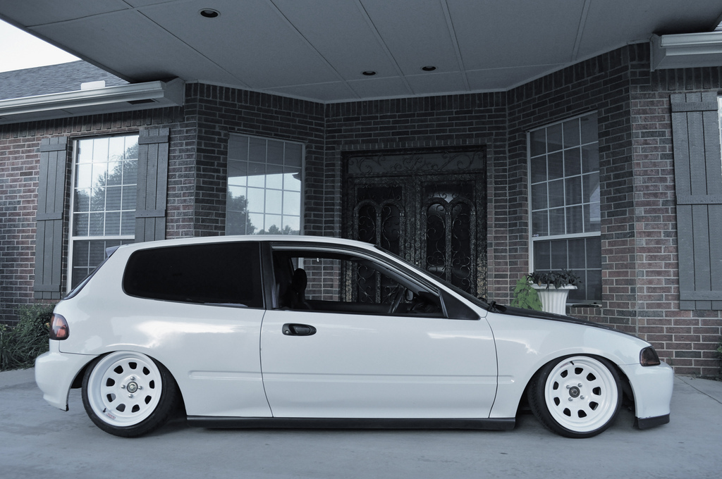 photo 1 Honda Civic custom wheels Diamond Racing PRO Wide-5 15x8.0, ET 0, tire size 165/45 R15. 15x10.0 ET+10 195/45 R15