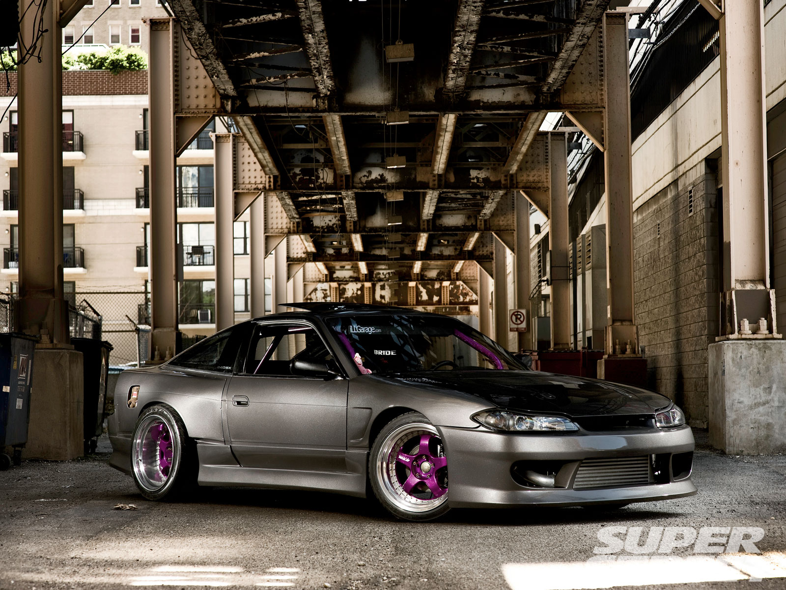 photo 2 Nissan S13 custom wheels Work S1 Meister 18x10.0, ET 0, tire size 235/40 R18. 18x13.0 ET-36 285/45 R18