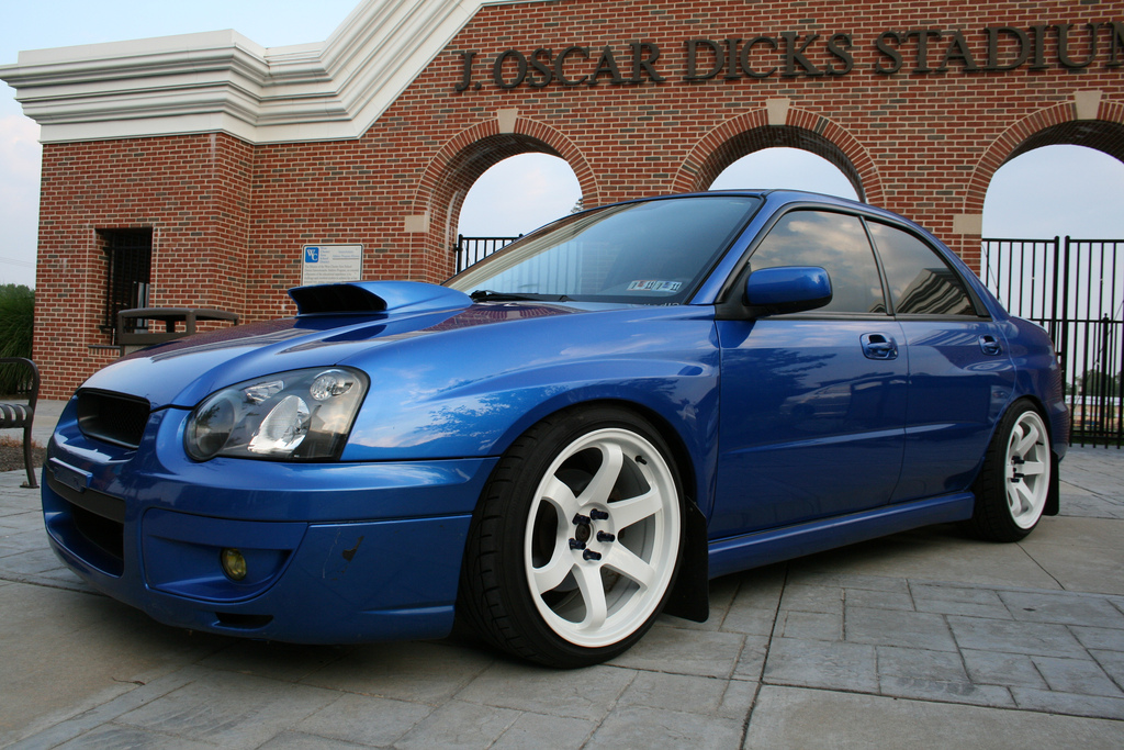 photo 3 Subaru Impreza WRX custom wheels Rota Grids 18x9.5, ET +35, tire size 225/40 R18. x ET