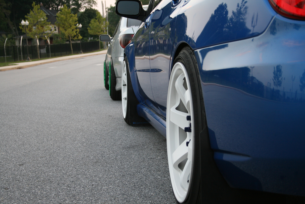photo 4 Subaru Impreza WRX custom wheels Rota Grids 18x9.5, ET +35, tire size 225/40 R18. x ET
