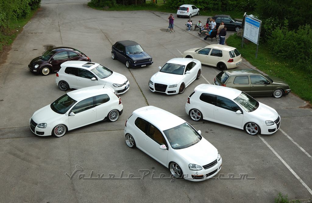 photo 4 Volkswagen Rabbit custom wheels RH Alurad Turbo P 19x8.5, ET +52, tire size 225/35 R19. 19x9.5 ET+52 