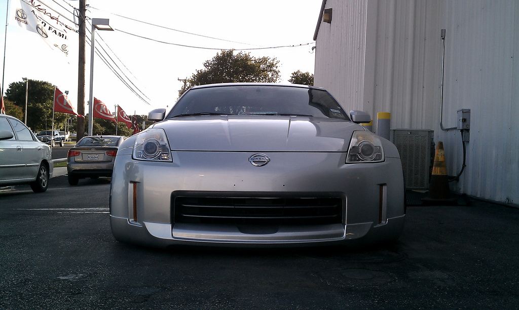 photo 12 Nissan 350Z custom wheels Rays Engineering Volk Racing CE28 19x9.5, ET -3, tire size 225/35 R19. 19x10.5 ET-13 245/35 R19