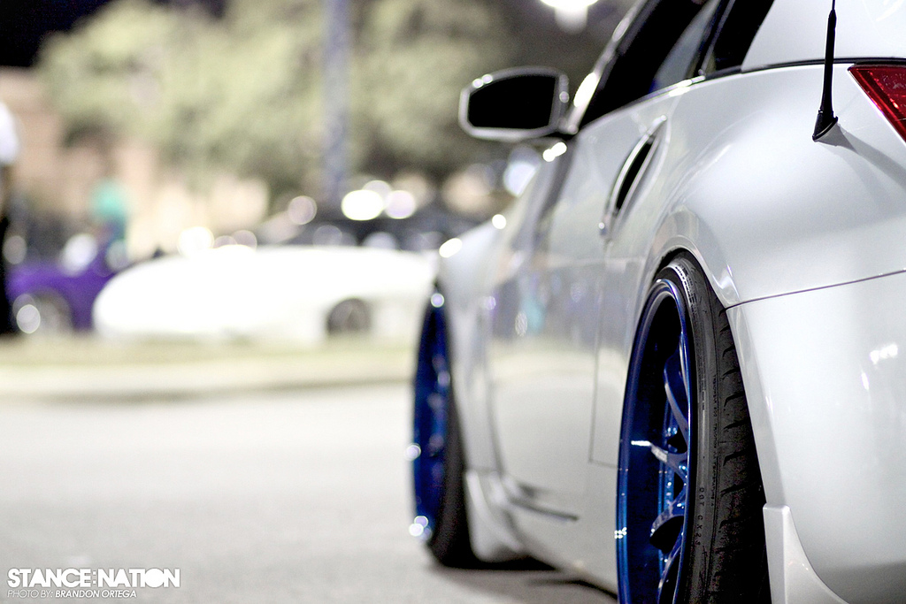 photo 17 Nissan 350Z custom wheels Rays Engineering Volk Racing CE28 19x9.5, ET -3, tire size 225/35 R19. 19x10.5 ET-13 245/35 R19