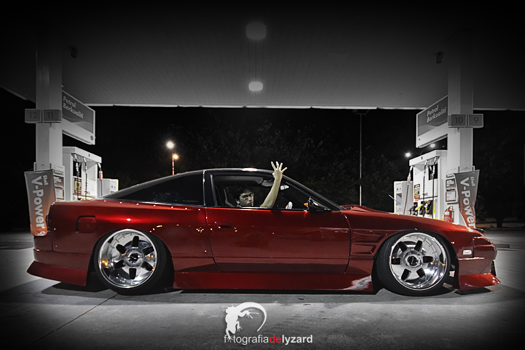 photo 5 Nissan S13 custom wheels SSR Vienna Kreis 18x10.0, ET -1, tire size 225/40 R18. 18x12.0 ET-7 245/40 R18