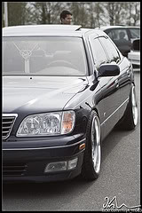 photo 1 Lexus LS 400 custom wheels Work Euroline Type N 19x9.0, ET +20, tire size 235/35 R19. 19x10.0 ET+12 235/35 R19