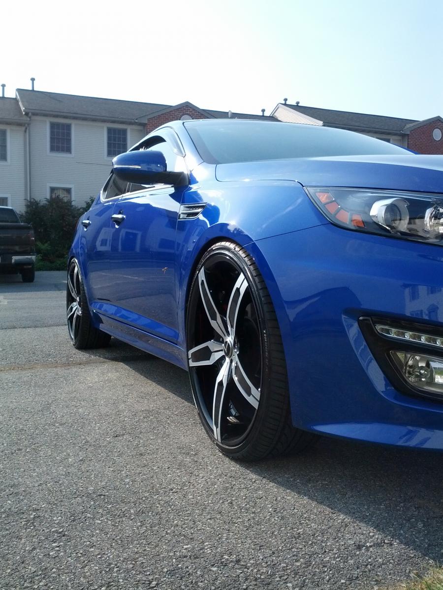 photo 1 Kia Optima custom wheels   22x8.5, ET , tire size 245/30 R22. x ET