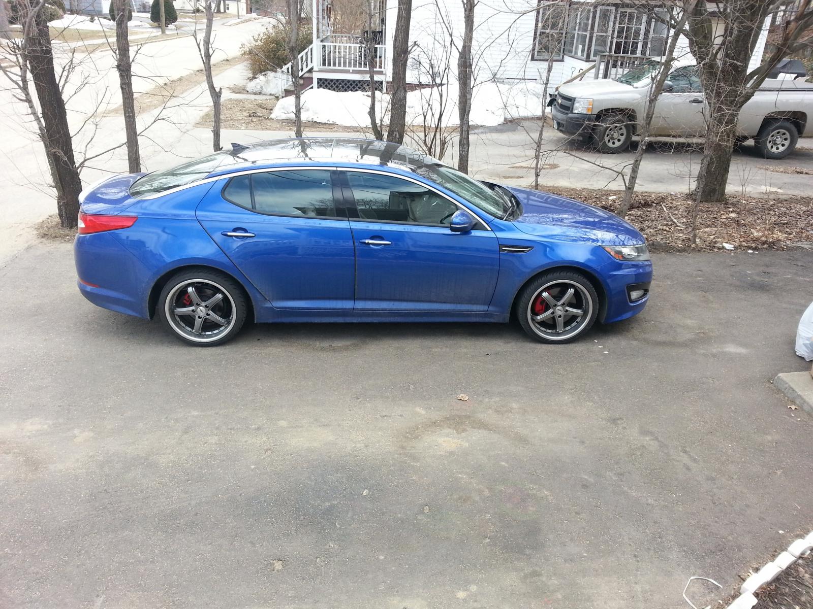 photo 2 Kia Optima custom wheels TSW Thruxton 19x8.0, ET +40, tire size 225/35 R19. x ET