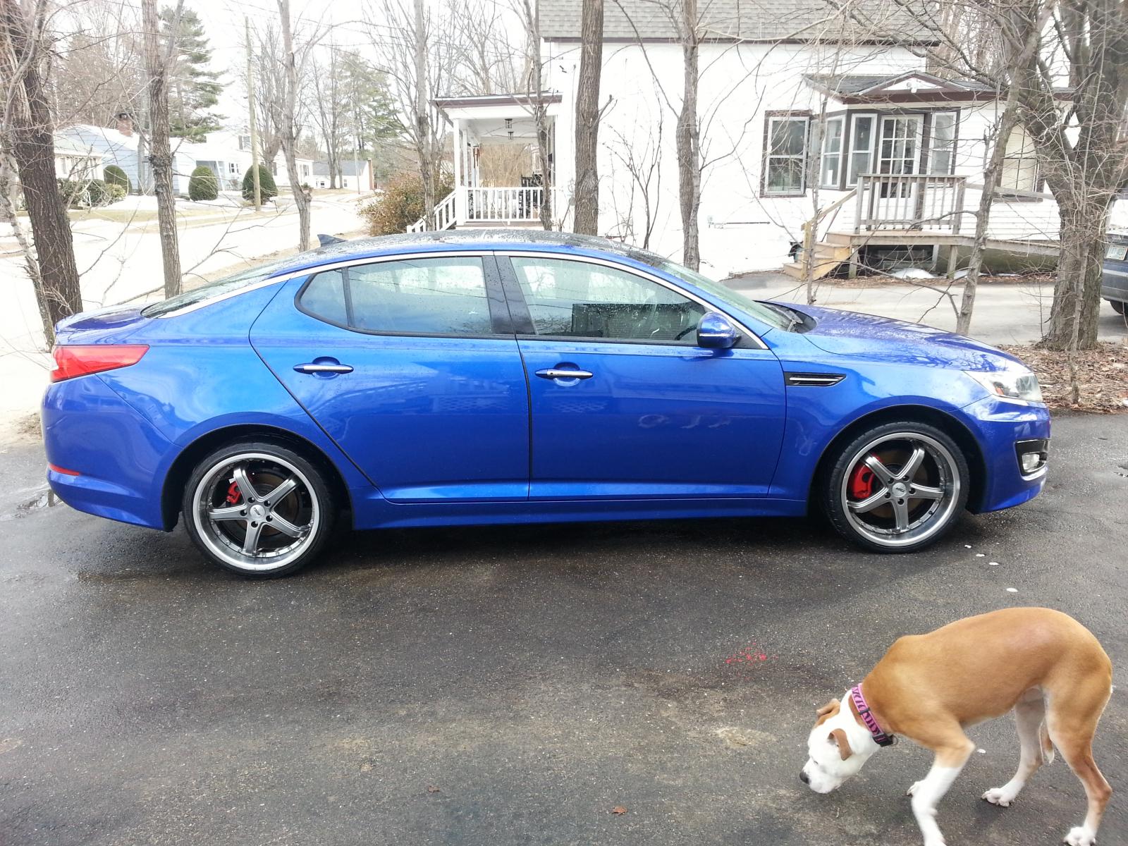 photo 1 Kia Optima custom wheels TSW Thruxton 19x8.0, ET +40, tire size 225/35 R19. x ET