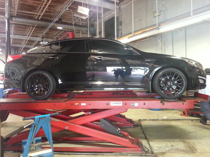 photo 2 Kia Optima custom wheels Avant Garde M359 19x9.0, ET , tire size 225/40 R19. x ET