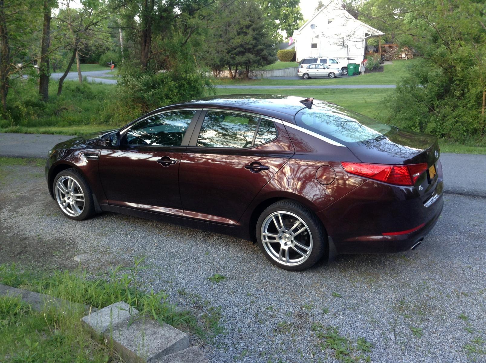 photo 1 Kia Optima custom wheels Mille Miglia HT3 18x8.0, ET +35, tire size 245/35 R18. x ET