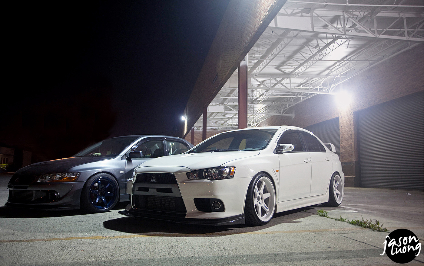 photo 5 Mitsubishi Lancer Evolution custom wheels Rays Engineering Volk Racing TE37 19x10.5, ET +12, tire size 265/30 R19. x ET