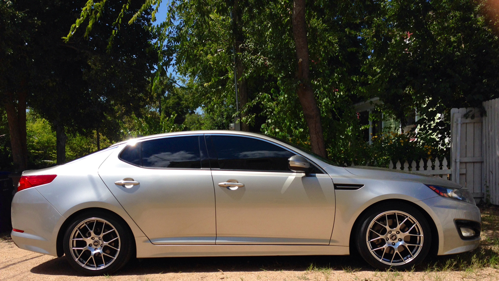 photo 2 Kia Optima custom wheels Enkei Raijin 18x8.0, ET +40, tire size X R18. x ET