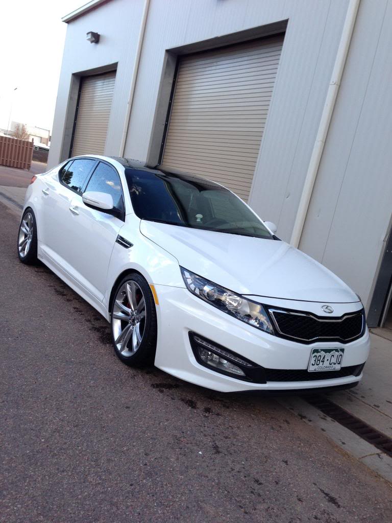 photo 5 Kia Optima custom wheels OEM Hyundai Genesis Coupe R-Spec 19x8.0, ET +35, tire size 225/40 R19. 19x8.5 ET+35 245/40 R19