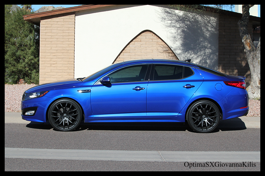 photo 2 Kia Optima custom wheels Giovanna Kilis 20x8.5, ET +38, tire size 245/35 R20. x ET