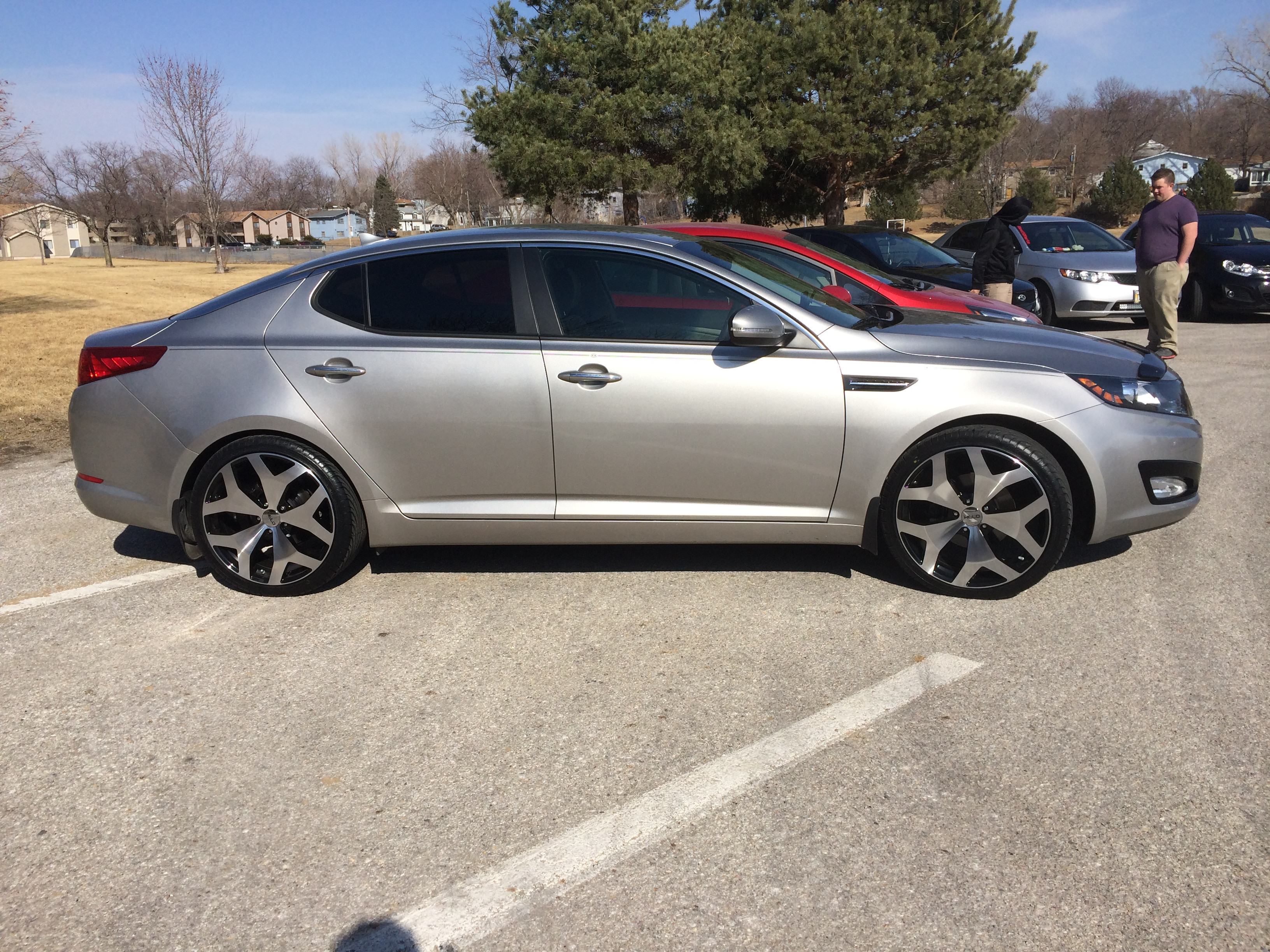 photo 1 Kia Optima custom wheels Helo HE-881 20x8.5, ET +38, tire size 245/35 R20. x ET 
