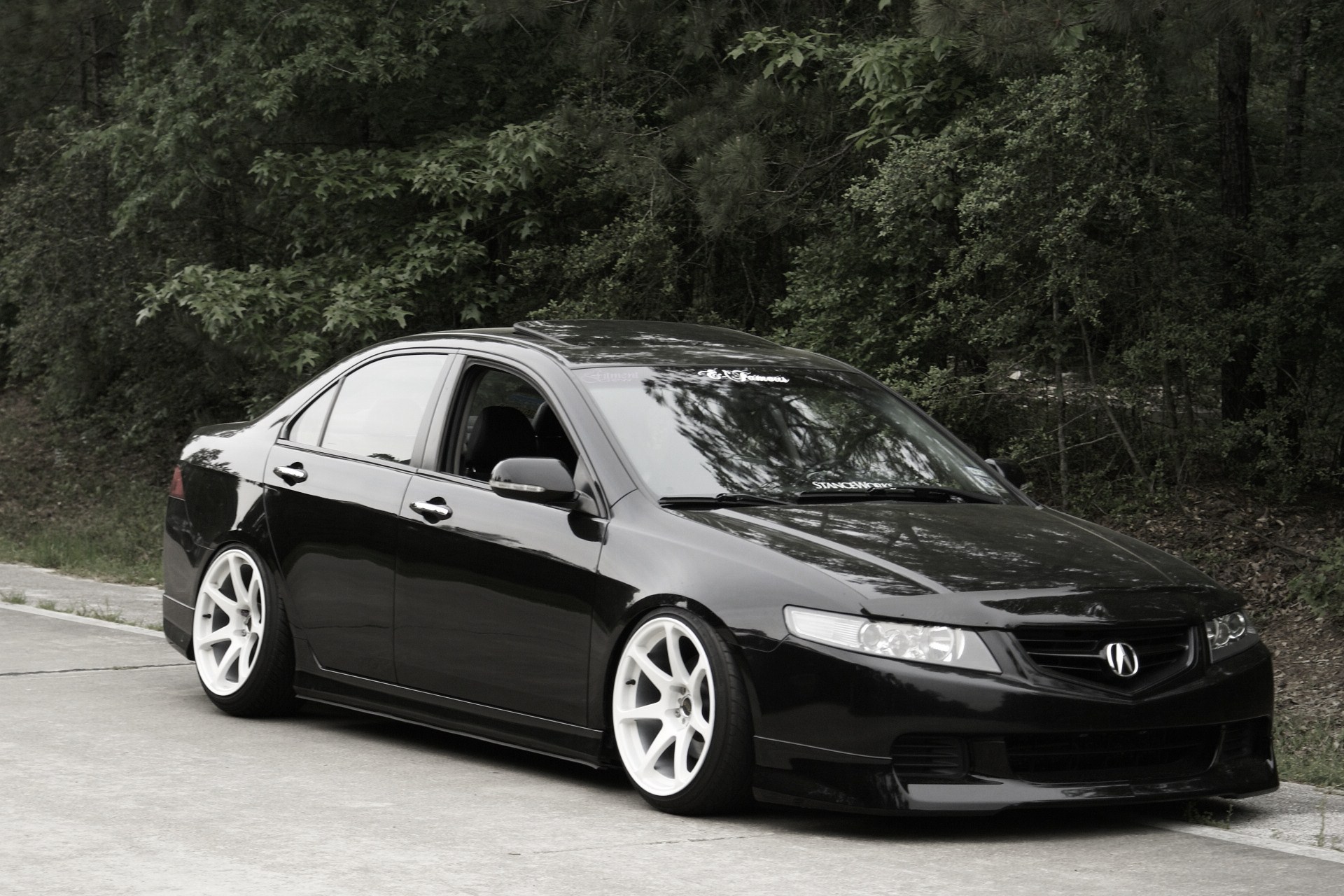 photo 3 Acura TSX custom wheels MB Battle 18x9.5, ET +15, tire size 215/40 R18. x ET 225/40 R