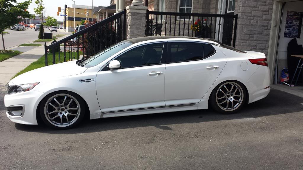 photo 1 Kia Optima custom wheels Rays Infiniti G35 19x8.0, ET +30, tire size 225/40 R19. x ET