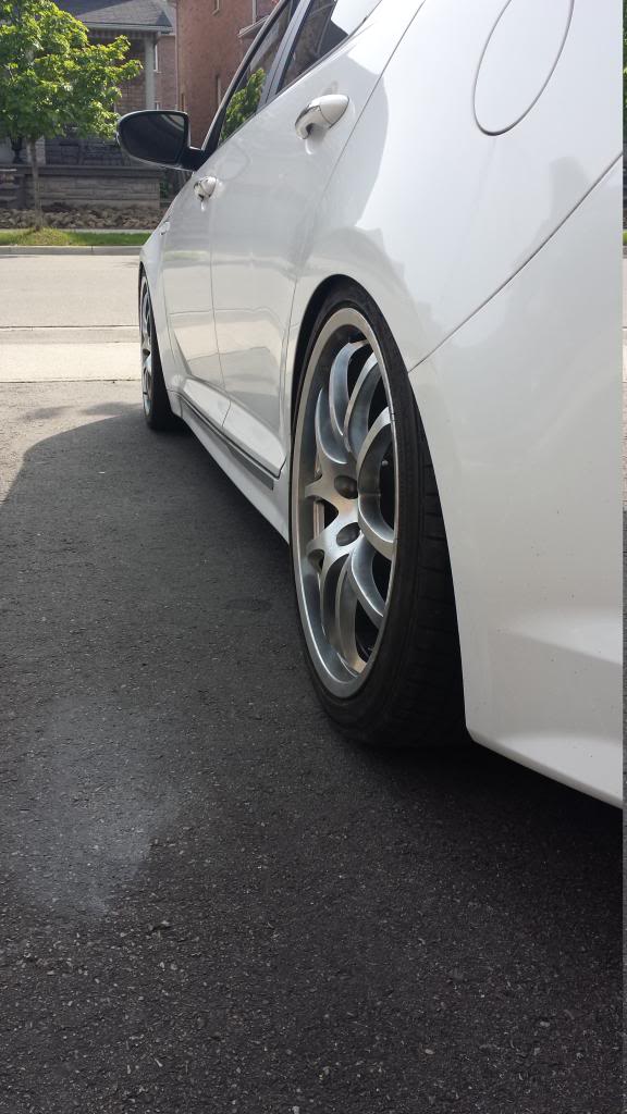 photo 2 Kia Optima custom wheels Rays Infiniti G35 19x8.0, ET +30, tire size 225/40 R19. x ET