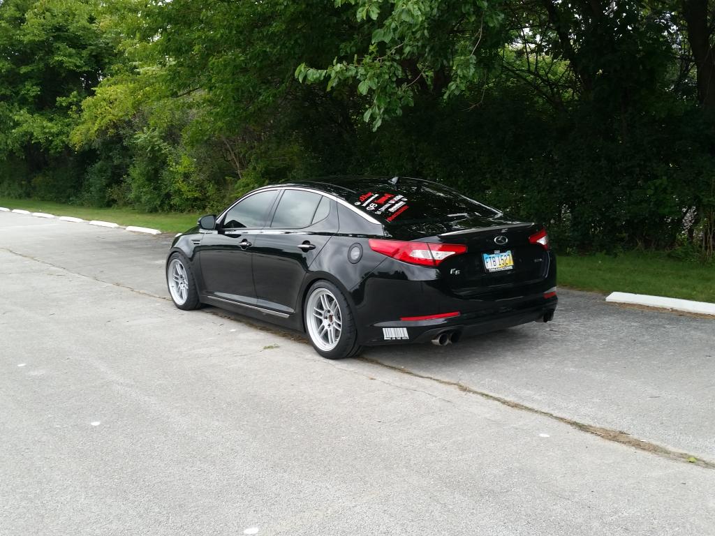 photo 2 Kia Optima custom wheels Enkei RPF1 18x9.0, ET +35, tire size 245/40 R18. x ET