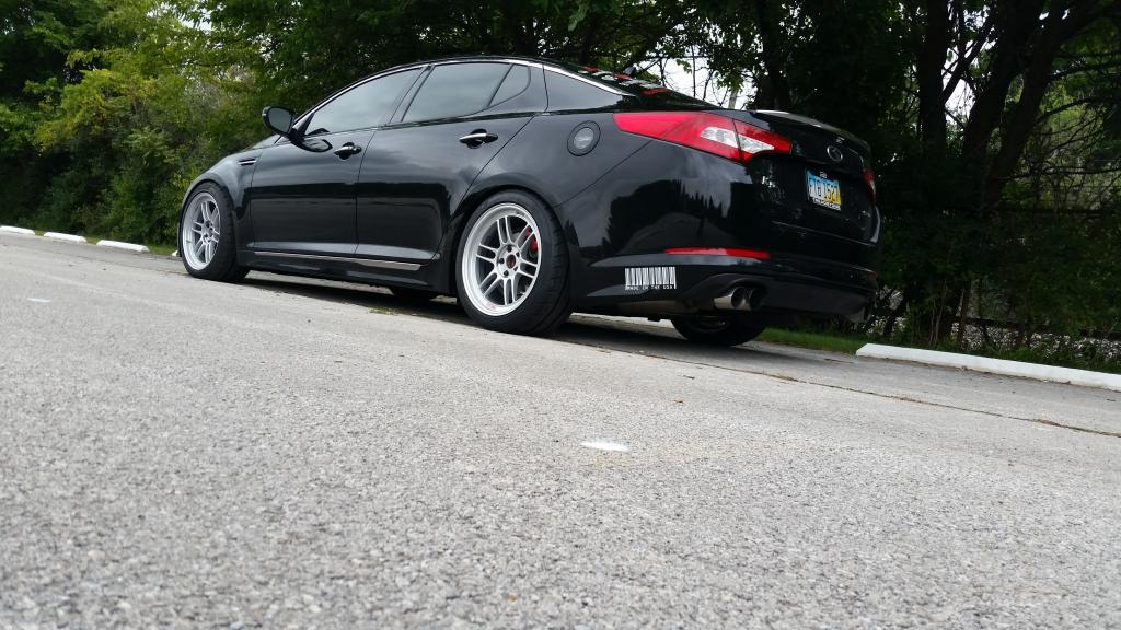 photo 3 Kia Optima custom wheels Enkei RPF1 18x9.0, ET +35, tire size 245/40 R18. x ET