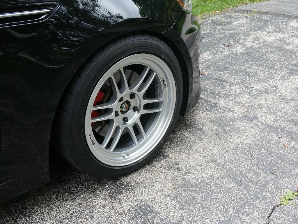 photo 1 Kia Optima custom wheels Enkei RPF1 18x9.0, ET +35, tire size 245/40 R18. x ET