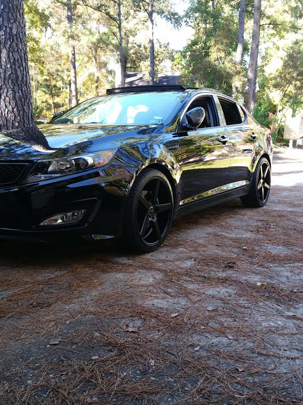 photo 3 Kia Optima custom wheels KMC KM685 District 20x8.5, ET +38, tire size 245/35 R20. x ET