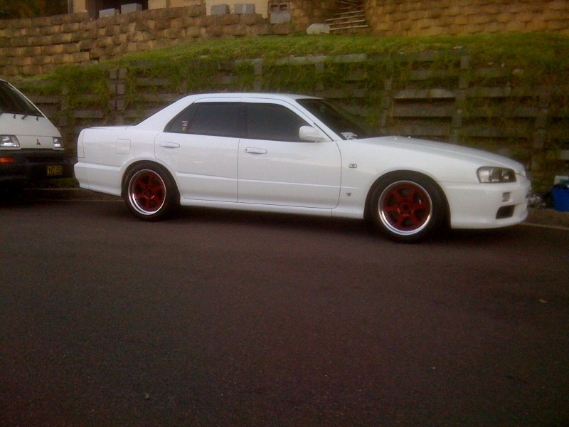 photo 1 Nissan R31-R34 Skyline 4dr custom wheels Stern 17x9.0, ET +20, tire size 235/45 R17. x ET 255/40 R
