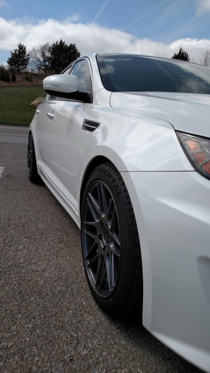 photo 2 Kia Optima custom wheels Konig Integram 18x8.0, ET +35, tire size 225/45 R18. x ET