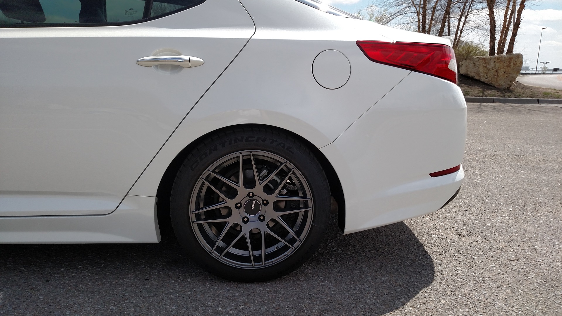 photo 6 Kia Optima custom wheels Konig Integram 18x8.0, ET +35, tire size 225/45 R18. x ET