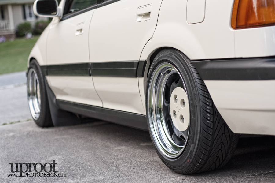 photo 13 Honda Civic custom wheels Steel wheels Rebarreled 15x8.0, ET 0, tire size 195/50 R15. x ET