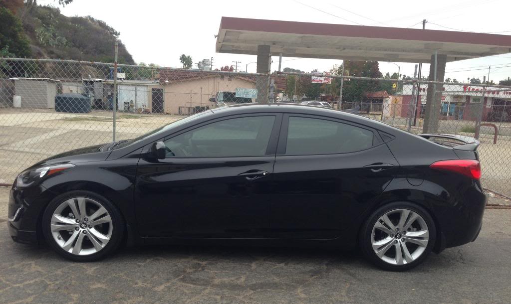 photo 2 Hyundai Elantra custom wheels OEM Hyundai Genesis Coupe 18x7.5, ET +33, tire size X R18. 18x8.0 ET+33