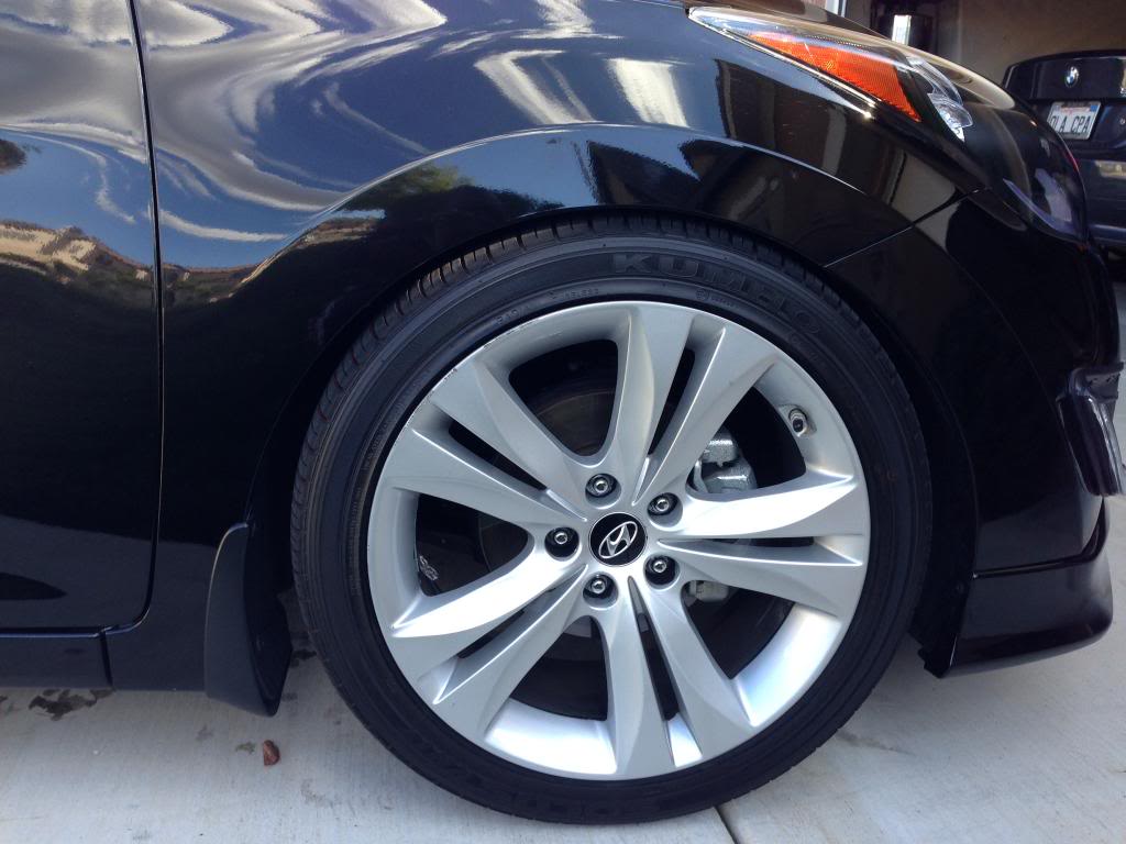 photo 1 Hyundai Elantra custom wheels OEM Hyundai Genesis Coupe 18x7.5, ET +33, tire size X R18. 18x8.0 ET+33