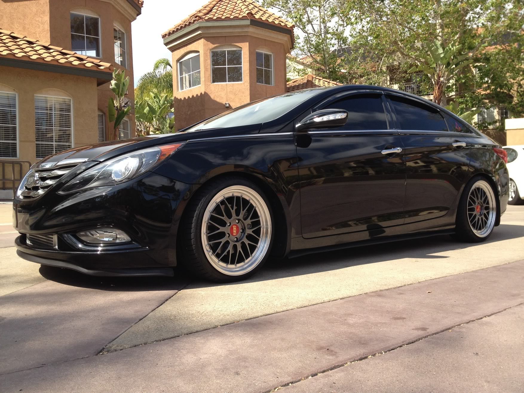 photo 4 Hyundai Sonata custom wheels BBS LM 19x8.5, ET +35, tire size 225/35 R19. x ET